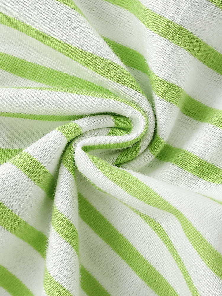 Malwee transfronterizo verano nueva camiseta de niñas a rayas para niños camisas de manga corta impresión de moda para niños europeos y estadounidenses