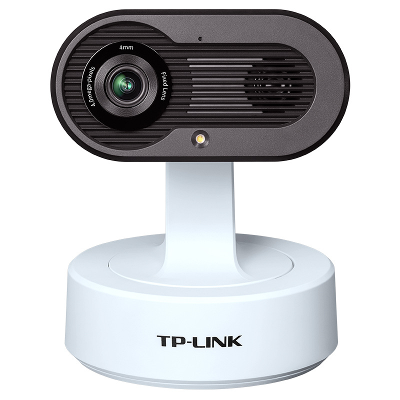普联TP-LINK监控摄像头室内360度广角全彩高清夜视监控器双目变焦