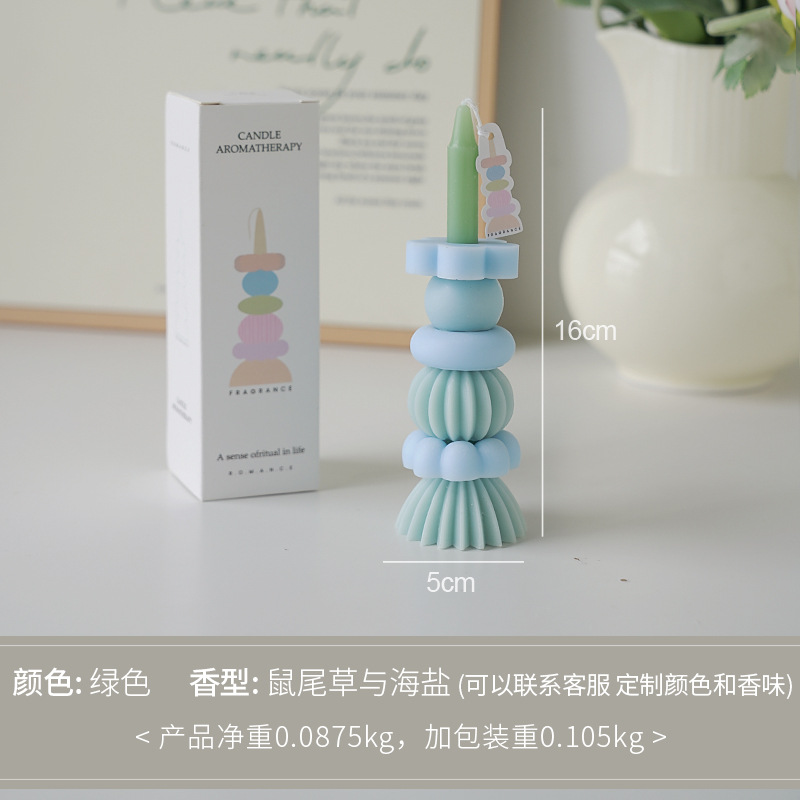 Pila de música, velas de aromaterapia, adornos de ambiente, fragancias creativas, regalos hechos a mano para niñas