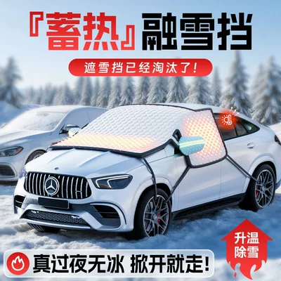 providing frost protection and winter heat – Car snow shield