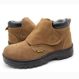 Cross-border Labor Protection Shoes, Anti-smash and Anti-puncture, Men's Spring and Autum Breathable Safety Shoes, Protective Shoes, High-top Welder Shoes Manufacturer