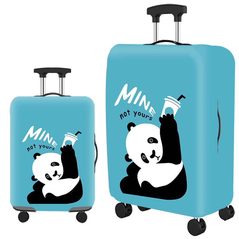 cubierta de maleta gruesa y resistente al desgaste cubierta de caja elástica caja de tracción cubierta de polvo cubierta de maleta de viaje impresión completa