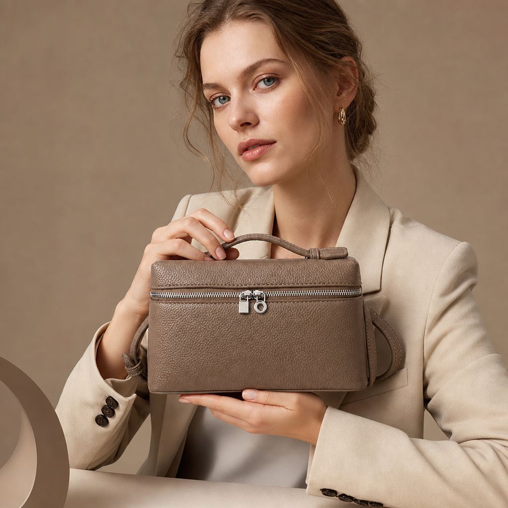 Bolso de Hombro Mini Estilo Lonchera LP19 de Cuero PU para Uso Diario