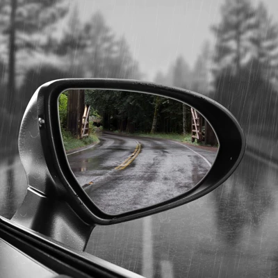 waterproof and rainproof, Rearview mirror rainproof sticker