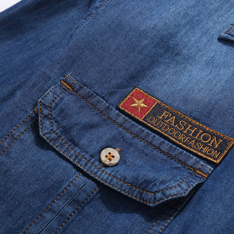 Camisas de mangas largas de vaqueros transfronterizas, camisas casuales para hombres, camisas de otoño de nuevo estilo para hombres 3113