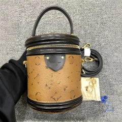 ロバの家の新型の古い色柄の発財桶の手提げバケツのカバンは斜めに掛けます。