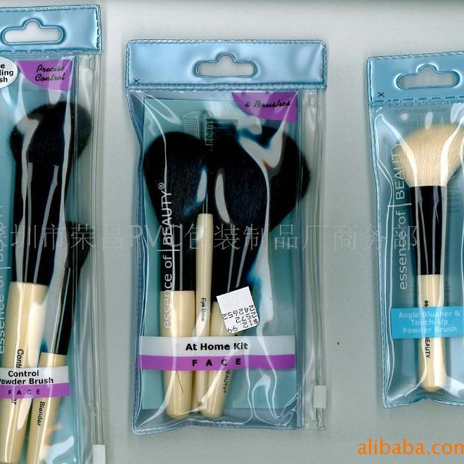 PVC透明毛刷袋 内衣服饰袜子专用纸卡袋 pvc透明卡袋