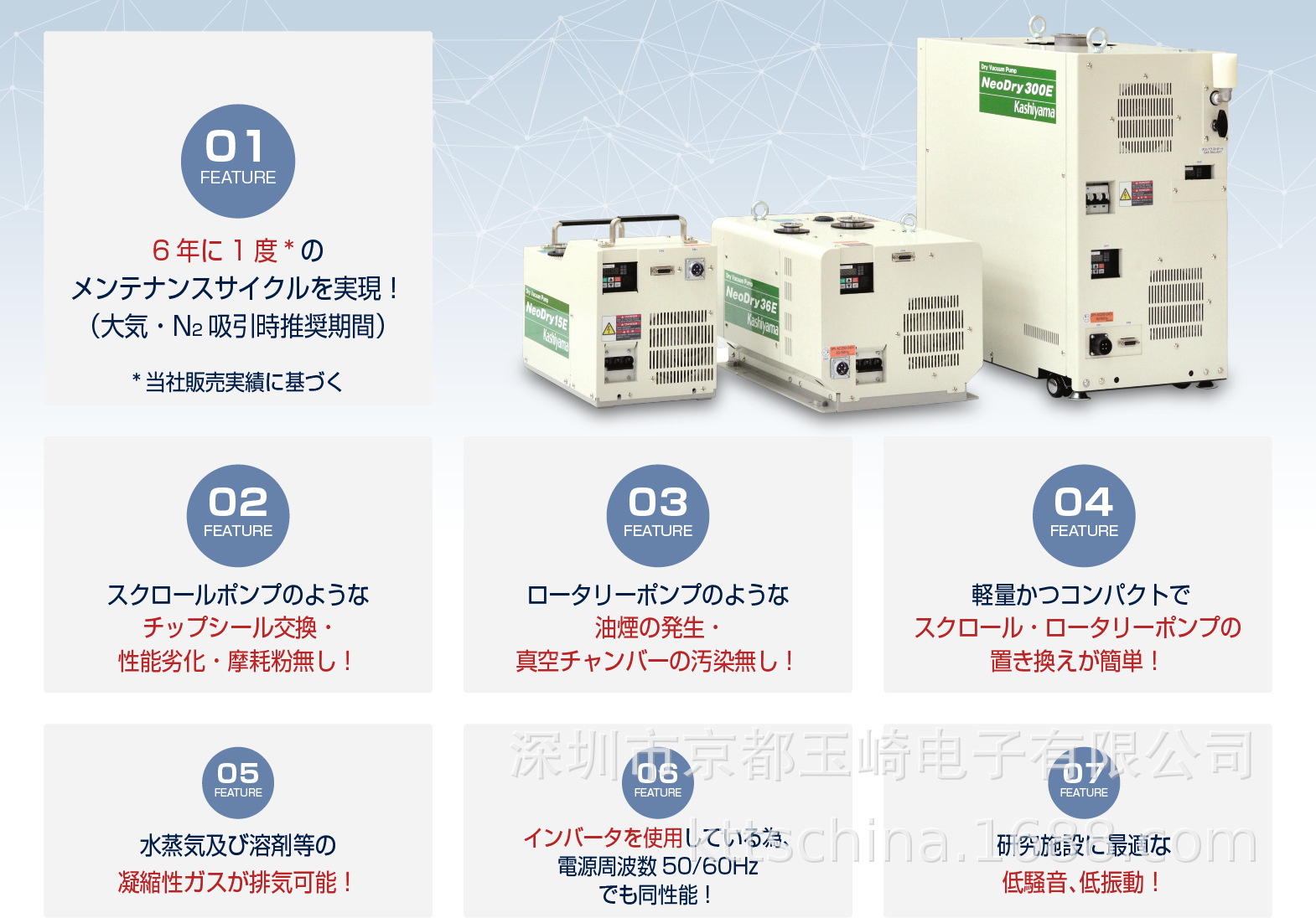 KASHIYAMA柏山工业干式真空泵SDL系列SDL12E50