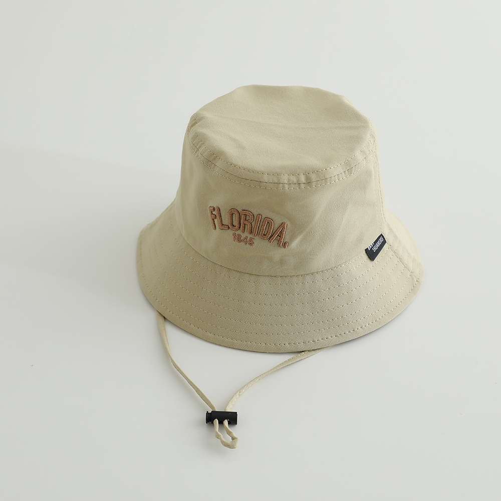 ins sombrero de pescador de bebé coreano primavera y otoño letras casuales versátiles sombrero para niños sombrero para niños sombrero para niñas