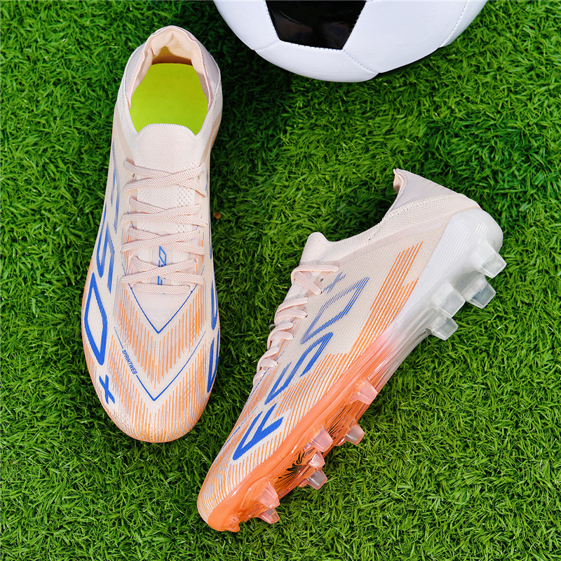 Zapatos de Fútbol con Tacos de KPU y TPU Transpirables para Césped Natural y Artificial
