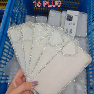 New New Transparent Dot Diamond A1 11Prom 12Promax 13Mini,14Pro 15 16Pr Protective Cover