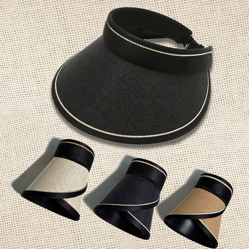 New hat women's summer large brim sports small fragrant UV sun protection hat cute cycling headband fisherman hat wholesale
