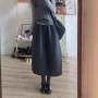 半身秋冬高腰休闲花苞裙