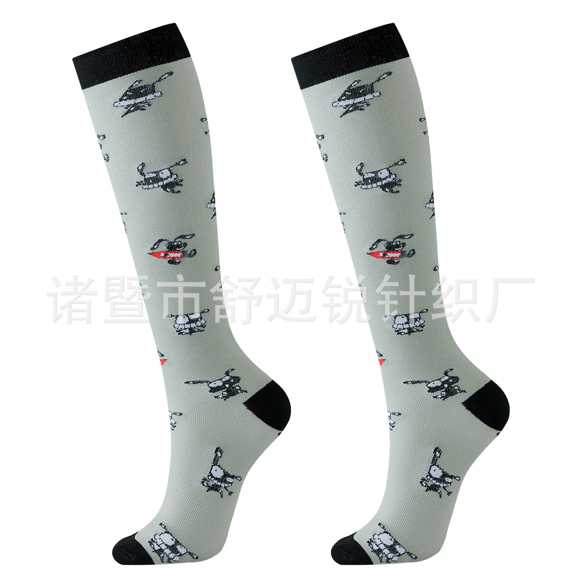 Calcetines de compresión de estilo animal calcetines de compresión de fábrica de nuevo tipo