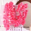72 pink grape leaves