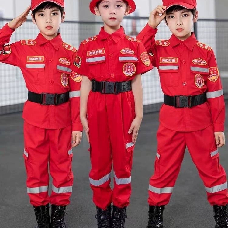 Детский костюм пожарного, карнавальный костюм на Хэллоуин, детский профессиональный костюм