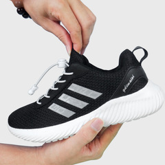 Elastic Lanyard Looper Slip-On Shoelace Tether for Adults and Kids, Spring-Loaded Shoelace Tightener, No-Tie Shoelace Fastener