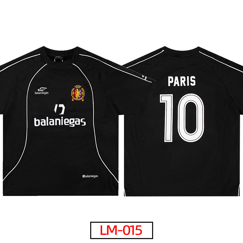 Impresión digital personalizada de una variedad de camisetas deportivas sueltas masculinas y femeninas, camisetas de fútbol de manga corta personalizadas