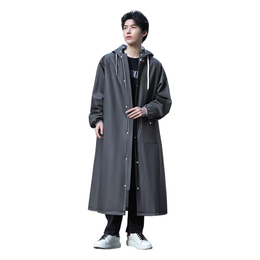 Impermeable al por mayor no desechable para hombres largo cuerpo completo batería coche eléctrico coche hembra adulto de una sola pieza poncho a prueba de tormentas