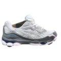 Asics rich gray white blue