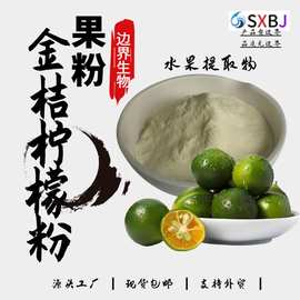 冻干金桔柠檬粉 烘焙原料冲 调果蔬粉 源头厂家 边界生物现货包邮