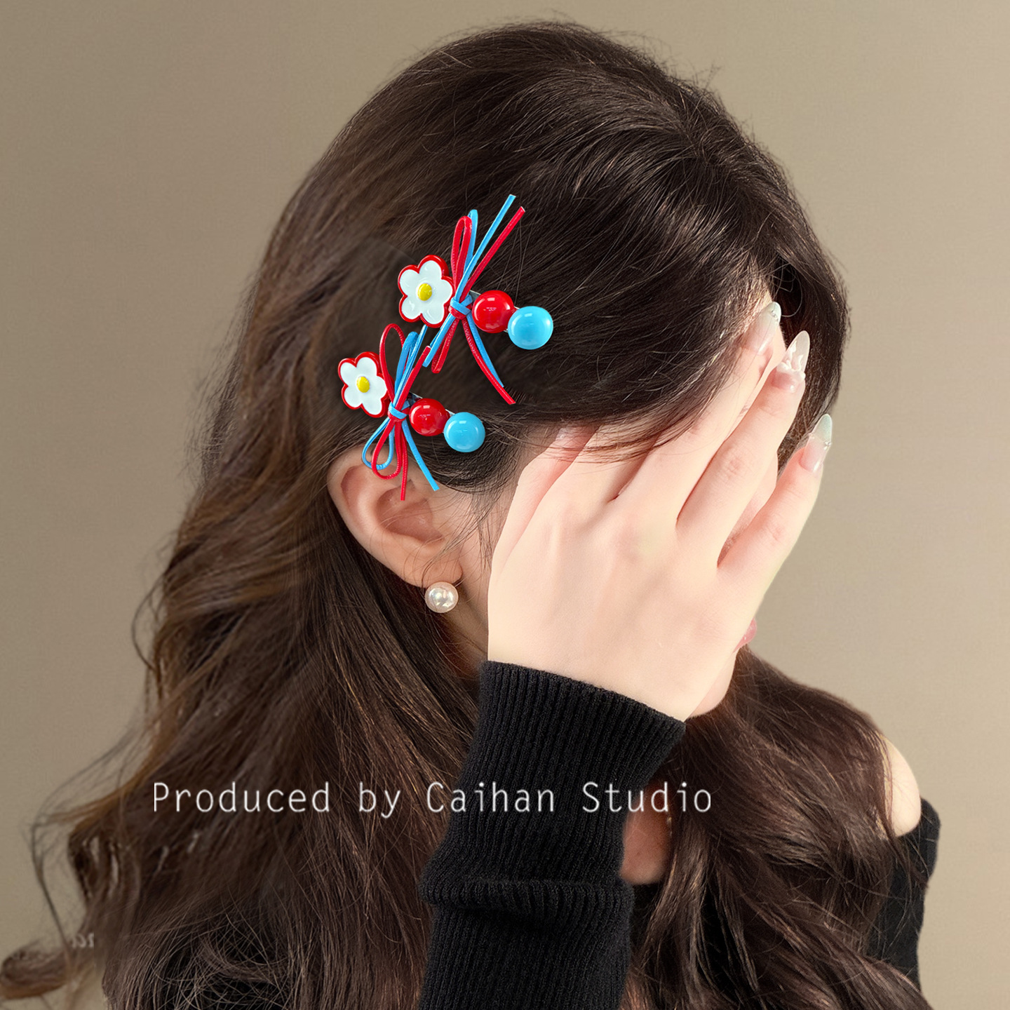 Clip de cabello de arco feminino frange clip lateral clip de boca de pato joyería de otoño 2025 nuevas joyerías al por mayor