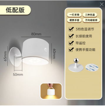 Lamp + wall absorber