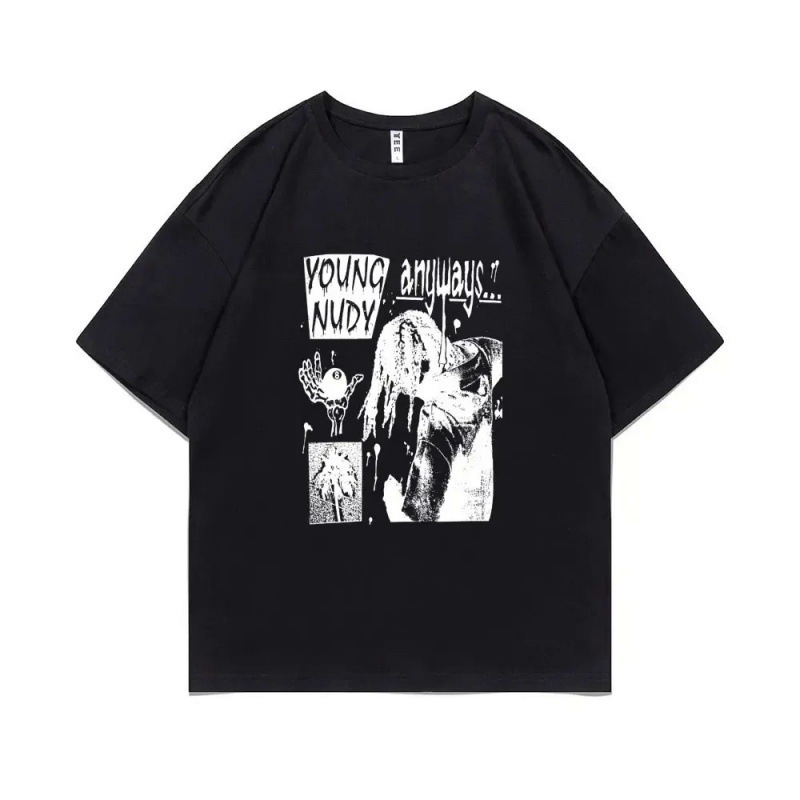 【ヨーロッパサイズコットンT】ラッパー プレイボーイ カルティ 自恋プリント Tシャツ|undefined