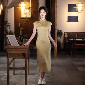 2026夏季新款改良中式旗袍女巨好看的减龄今年流行爆款国风连衣裙