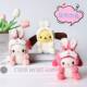 Dress-up Sanrio Doll Pendant Cute Cartoon Merry Lomi Plush Keychain Bag Hanging Gift