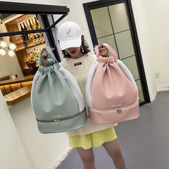 批發游泳包女防潑水帶鞋位輕便運動健身包旅行沙灘束口雙肩包男