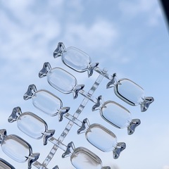 大號糖果新款美甲色卡亞克力平底透明指甲油色板打版工具豆豆珠子