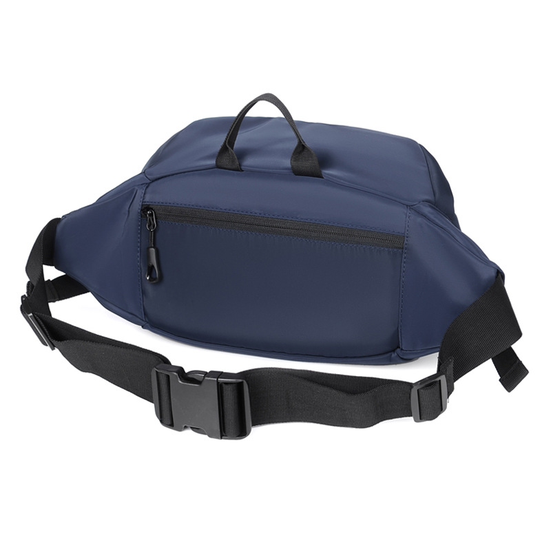 Bolso bandolera para hombre cuidadosamente seleccionado, bolso de pecho informal y moderno, bolso de cintura simple y personalizado, bolso de pecho pequeño para hombre con almacenamiento versátil.