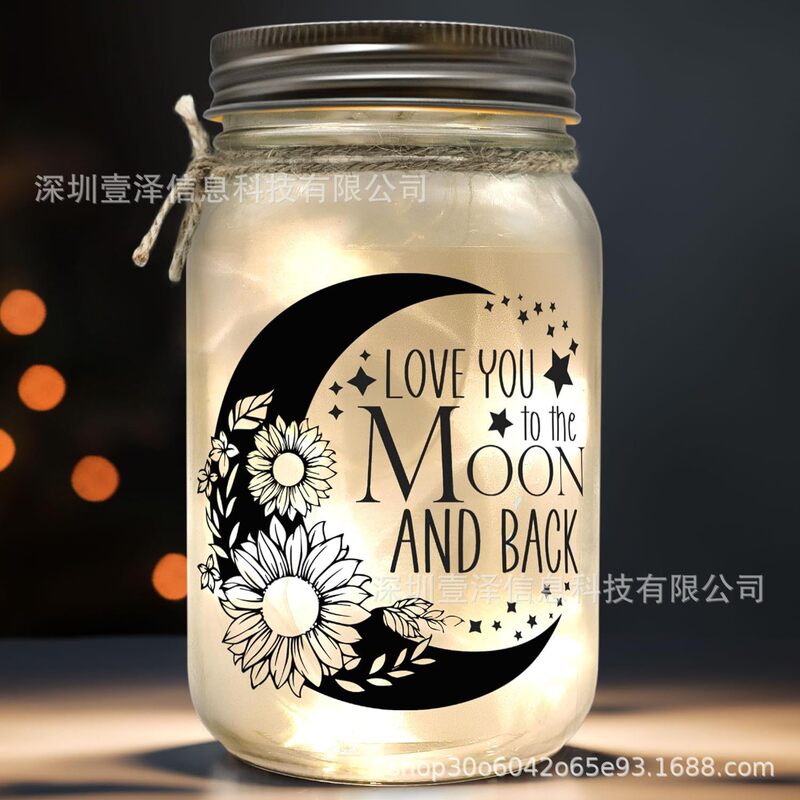 Shenzhen in stock Mason Jar Lights Gifts for Friend Mason Jar night light friendship gift