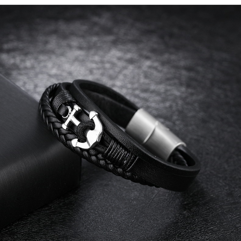 Titanium Steel Chain Material 1 Piece Quantity Simple Style Classic Style Solid Color Titanium Steel Men's Bangle Men Cuff & Bangle