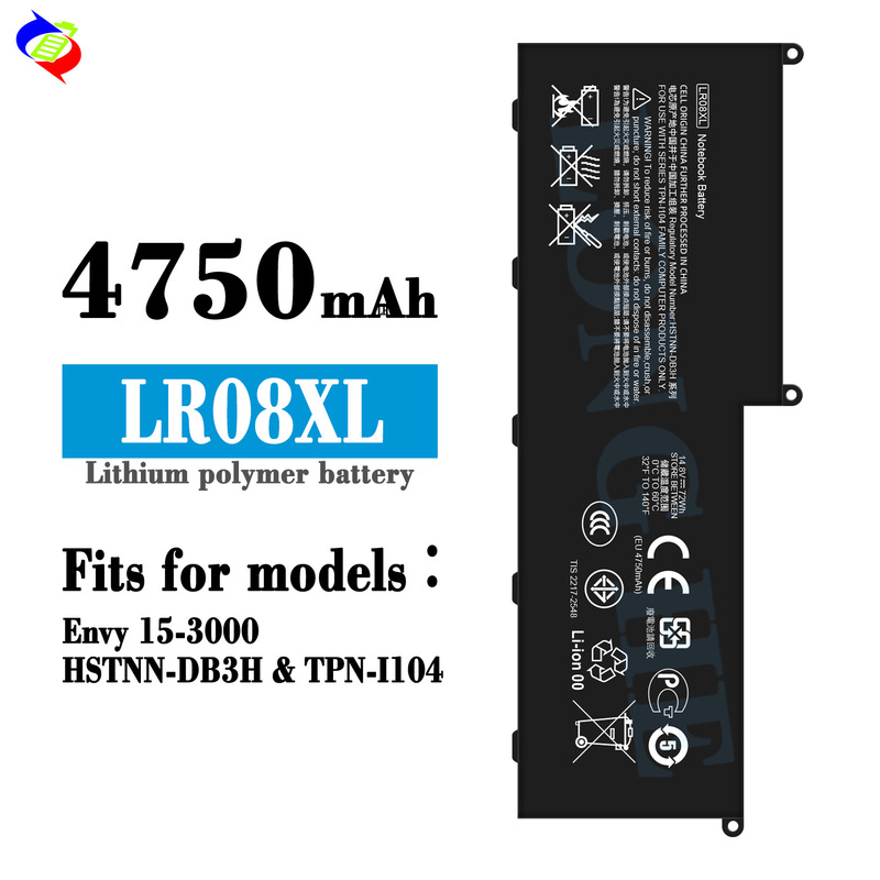 Suitable for Hp Envy 15-3000/Hstnn-Db3H/Tpn-I104 Notebook Battery Lr08Xl Wholesale