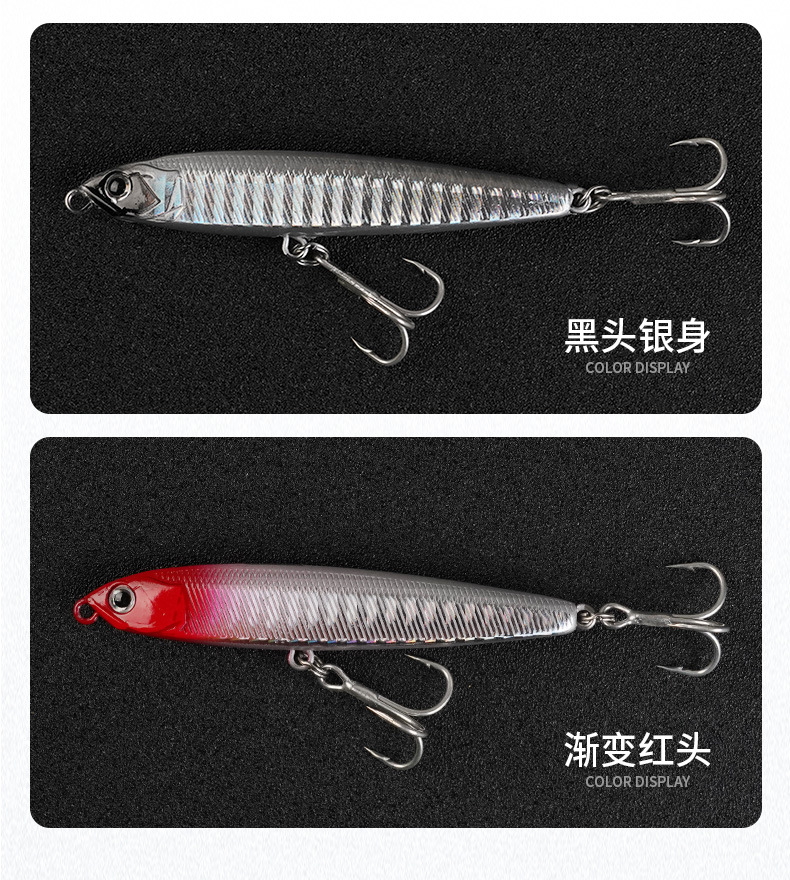 Sinking Minnow Fishing Lures Hrad Plastic Baits Bass Trout Fresh Water Fishing Lure