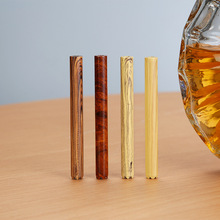 木纹印花系列铝合金烟嘴金属烟斗跨境香烟直式外贸现货批发