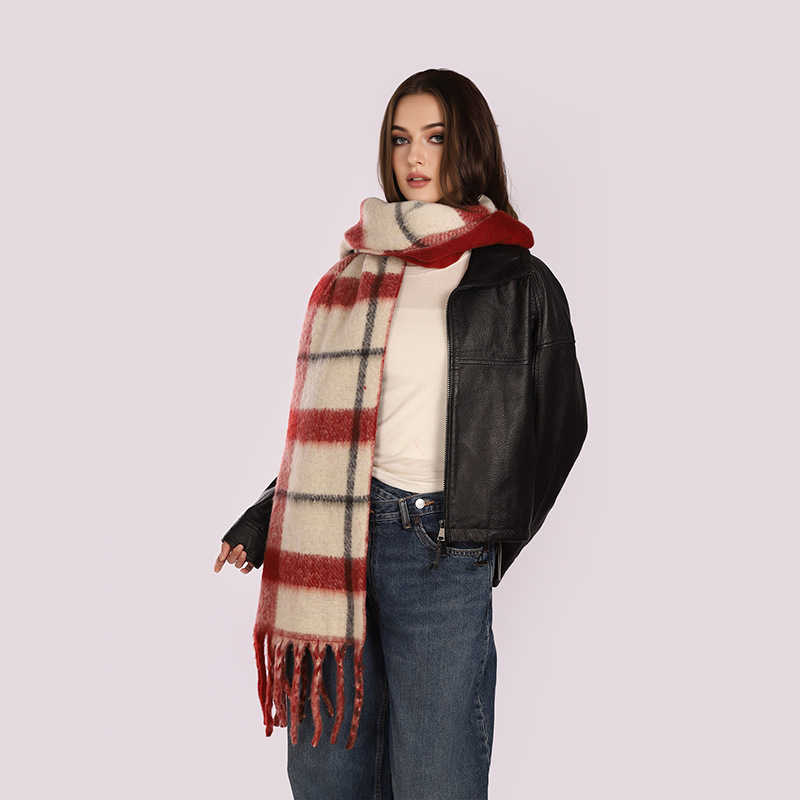 Nuevo invierno de imitación de cashmere coreana bufandas dulces de nuevo estilo de moda caliente espesa bufandas de cuello coreana