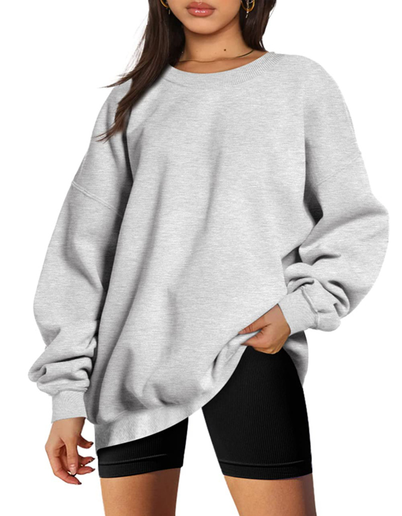 Regular Top Length Hoodie Tops Type Wholesale Women's Wool Casual Sport Style Solid Color Long Sleeve Hoodies & Sweatshirts