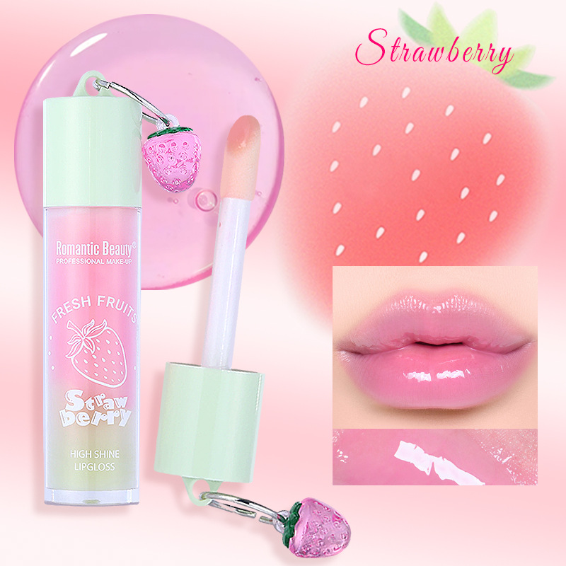 Esmalte labial hidratante transfronterizo de tres colores, esmalte labial hidratante, esmalte labial fácil de colorear, mejora la apariencia y el aceite de lápiz labial natural