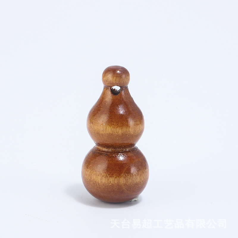 跨境木葫芦木制工艺品挂件实木深色创意木葫芦佛珠手串配件挂件|undefined