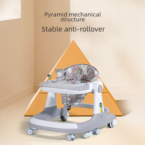 Baby Walking Frame 2-in-1 Anti-Omega Leg Stroller for Toddlers  Model Kids Multifunctional Learning Walker