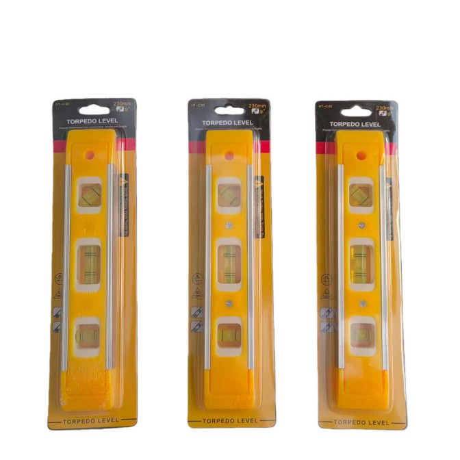 水平尺迷你高精度带磁迷你鱼雷尺靠尺铝合金水平仪小型测量工具