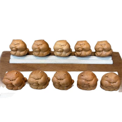 Old Peach Wood Cat-Shaped: Zərgərlik ara hissələri