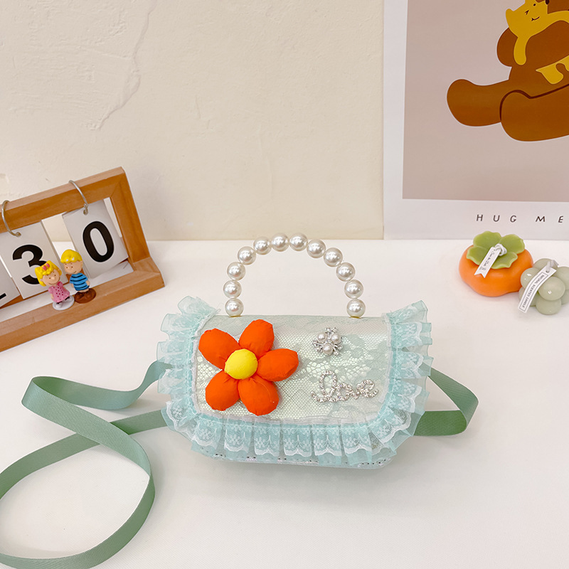 Girasol bolso del mensajero de los niños moda occidental princesa estilo coreano niña linda bebé 2022 monedero