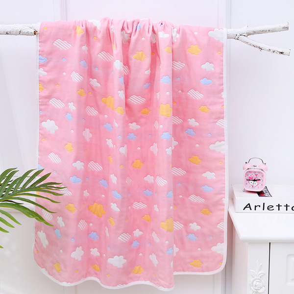 Cotton gauze bath towel for new born for baby