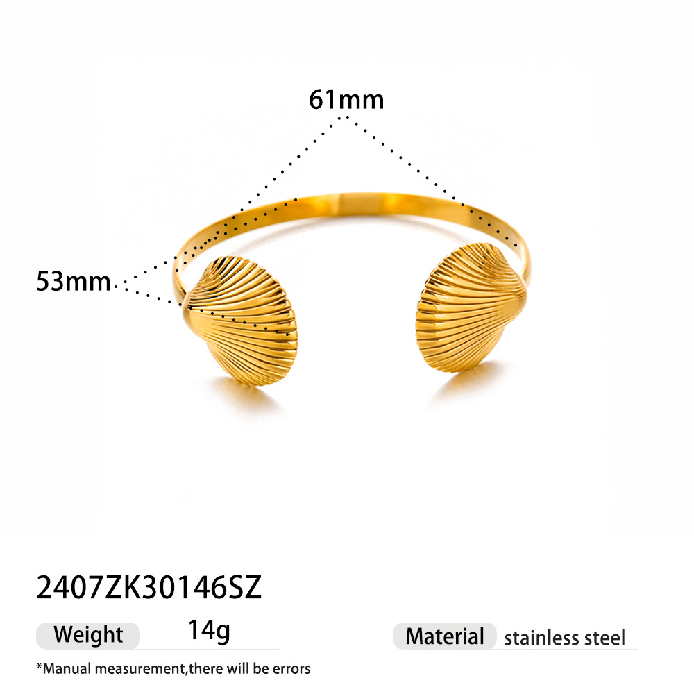 Tena anillo de acero inoxidable europeo y americano diseño de nicho femenino todo fósforo titanio marino estrella de mar de acero conjunto de pulsera de joyería de concha