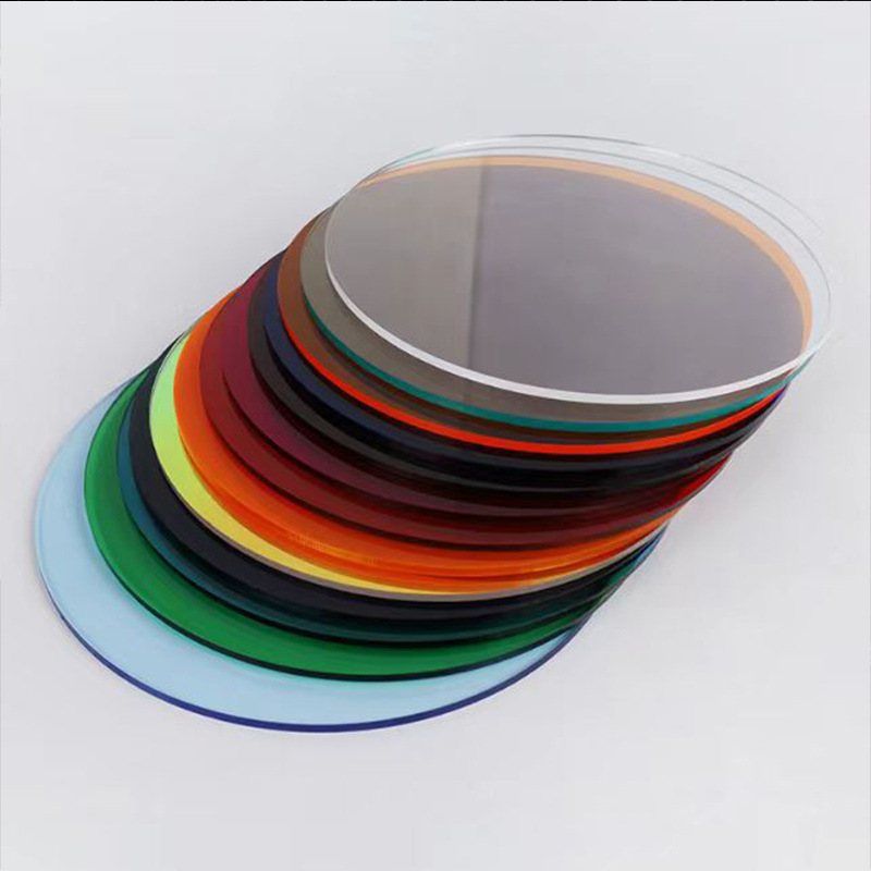 批发亚克力彩色有机玻璃板异性激光切割抛光透明磨砂整板亚克力板