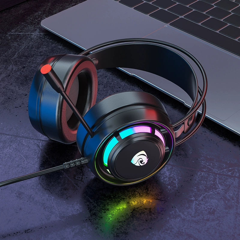 PSH-300 USB 7.1 игровые наушники для ПК с микрофоном, киберспорт, голосовой чат